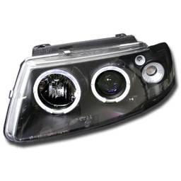 PASSAT TWIN HALO PROJECTOR HEADLIGHTS PAIR