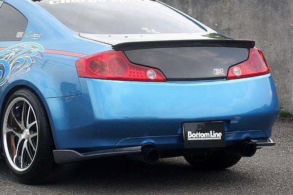 Infiniti G35 2DR Chargespeed Bottom Line Rear Caps - Pair thumbnail 2