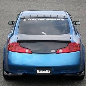 Infiniti G35 2DR Chargespeed Bottom Line Rear Caps - Pair thumbnail 5