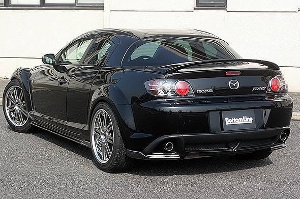 Mazda RX-8 Chargespeed Bottom Line Rear Caps - Pair