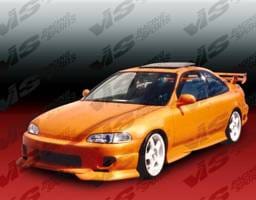Honda Civic 2DR & 4DR VIS Racing Evolution Side Skirts - 92HDCVC2DEVO-004