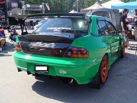 Mitsubishi Lancer Bay Speed JDM Rear Bumper - FRP - PCF3340JDM