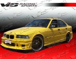 BMW 3 Series VIS Racing Ballistix Side Skirts - 92BME362DBX-004