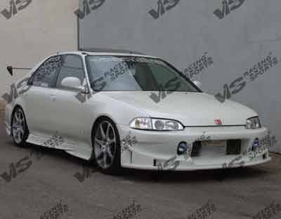 Honda Civic 4DR VIS Racing Evolution Side Skirts - 92HDCVC4DEVO-004