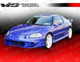 Honda Del Sol VIS Racing Invader-6 Side Skirts - 93HDDEL2DINV6-004
