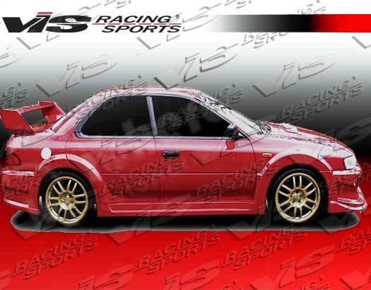 Subaru Impreza VIS Racing Viper Side Skirts - 93SBIMP4DVR-004