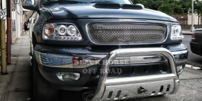Ford Expedition Black Horse Bull Bar Guard with Skid Plate