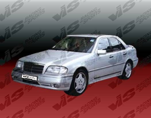 Mercedes-Benz C Class VIS Racing Laser Side Skirts - 94MEW2024DLS-004