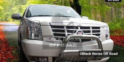 Chevrolet Suburban Black Horse Bull Bar Guard with Skid Plate