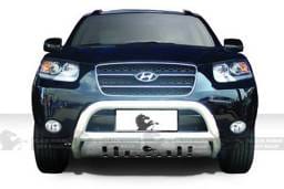 Hyundai Santa Fe Black Horse Bull Bar Guard with Skid Plate