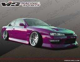 Nissan 240SX VIS Racing B Speed Widebody Side Skirts - 95NS2402DBSPWB-004