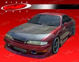 Nissan 240SX VIS Racing JPC Type 1 Side Skirts - 95NS2402DJPC1-004