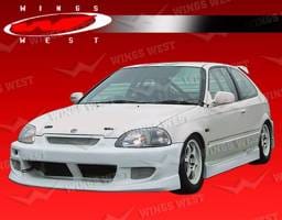 Honda Civic 2DR & Hatchback VIS Racing JPC B Side Skirts - Polyurethane - 96HDCVC2DJPCA-004