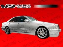 Mercedes-Benz E Class VIS Racing C Tech Side Skirts - 96MEW2104DCTH-004