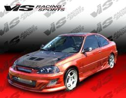 Honda Civic 2DR & HB VIS Racing Techno R-2 Side Skirts - 96HDCVC2DTNR2-004