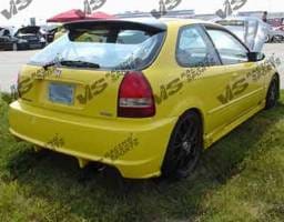 Honda Civic 2DR & HB VIS Racing Tracer Side Skirts - 96HDCVC2DTRA-004