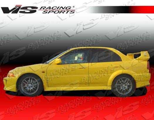 Mitsubishi Mirage 2DR VIS Racing Evolution-5 Side Skirts - 97MTMIR2DEVO5-004