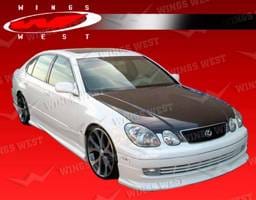 Lexus GS VIS Racing JPC Type A Side Skirts - Polyurethane - 98LXGS34DJPCA-004P