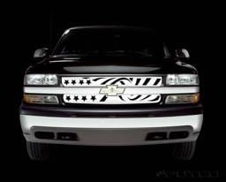 Chevrolet Silverado Putco Patriot Stainless Steel Grille - 86108