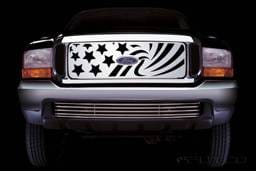 Ford F350 Superduty Putco Patriot Stainless Steel Grille - 86106