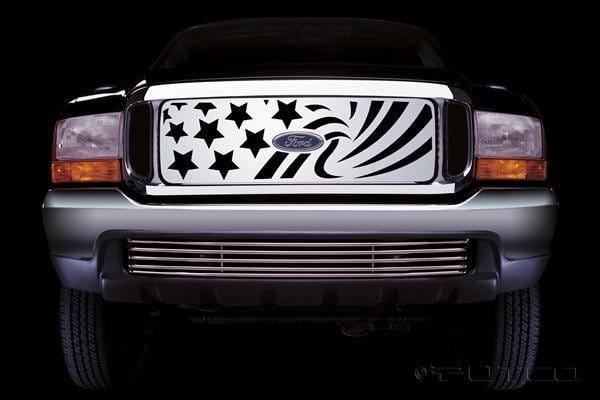 Ford F350 Superduty Putco Patriot Stainless Steel Grille - 86106