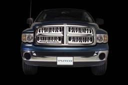 Chevrolet Silverado Putco Flaming Inferno Stainless Steel Grille - 89100