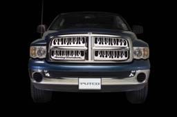 Chevrolet Silverado Putco Flaming Inferno Stainless Steel Grille - 89101