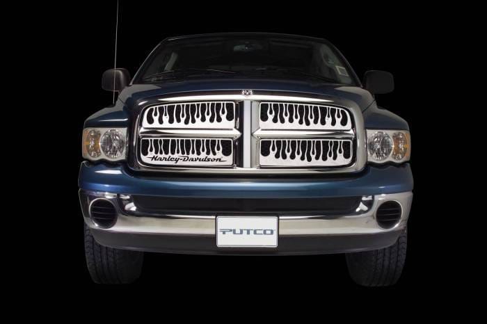 Chevrolet Silverado Putco Flaming Inferno Stainless Steel Grille - 89101