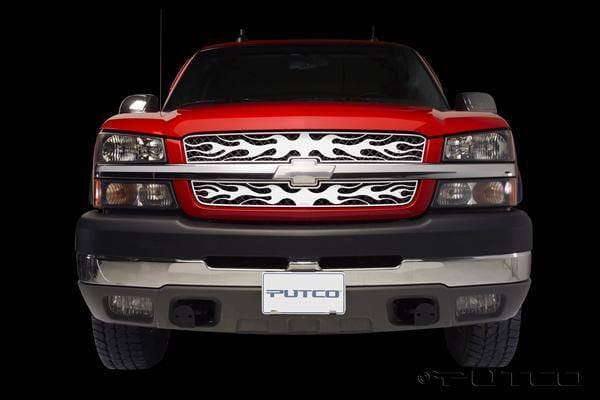 Chevrolet Avalanche Putco Flaming Inferno Stainless Steel Grille - 89137 thumbnail 2