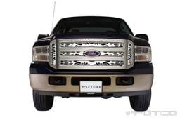Ford F350 Superduty Putco Flaming Inferno Stainless Steel Grille - 89155