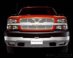Chevrolet Silverado Putco Liquid Grille Insert with Wings Logo - 94137
