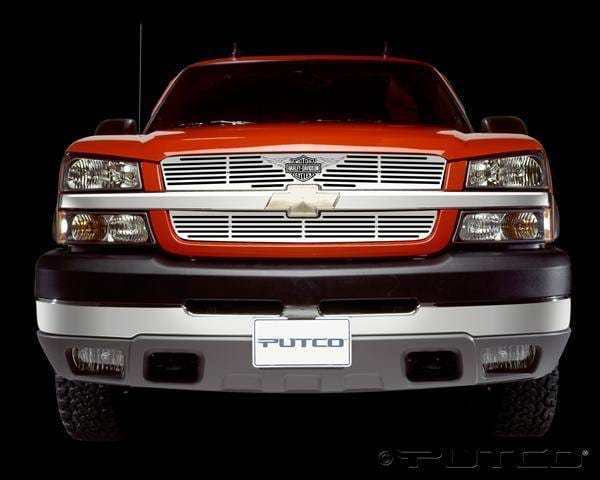 Chevrolet Silverado Putco Liquid Grille Insert with Wings Logo - 94137