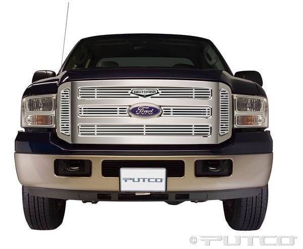 Ford F250 Superduty Putco Liquid Grille Insert with Classic Logo - 94255