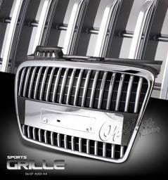 Audi A4 Option Racing Chrome Grille - Chrome - 1PC - 65-11259