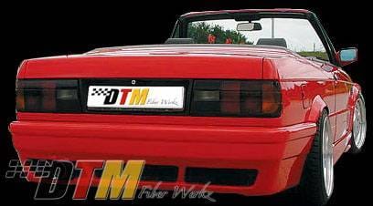 BMW 3 Series DTM Fiberwerkz RG E46 Style Rear Bumper - E30-RG-E46-S