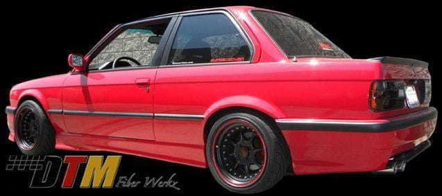 BMW 3 Series DTM Fiberwerkz E36 M3 Style Rear Bumper - E30 E36 M3 thumbnail 3
