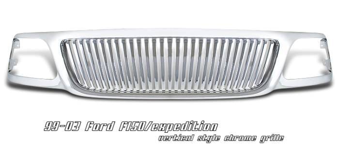 Ford F150 Option Racing Vertical Grille - 65-18174