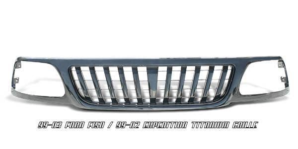 Ford Expedition Option Racing Titanium Grille - 65-18176