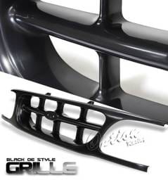 Ford Explorer Option Racing Black Grille - Center - OEM Style - 80-18107
