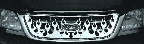 Ford F250 Pilot Stainless Steel Flame Grille Insert - 1PC - SG-241