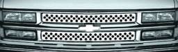 Chevrolet Tahoe Pilot Stainless Steel Punch Grille Insert - Set - SG-161