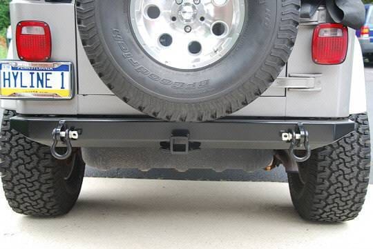Jeep Wrangler Hyline Standard Rear Bumper Assembly - TJ-YJ-20SRB