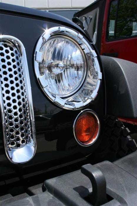Jeep Wrangler Putco Headlight Covers - 401270