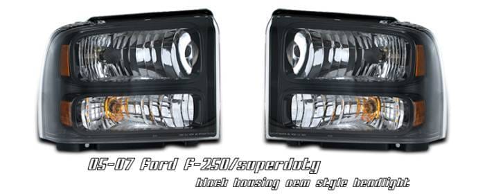 Ford F250 Option Racing Headlight - 10-18171