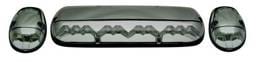 GMC Sierra IPCW LED Cab Roof Lights with Chrome Base - 3PC - LEDR-302S
