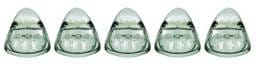 Dodge Ram IPCW LED Cab Roof Lights with Chrome Base - 5PC - LEDR-401
