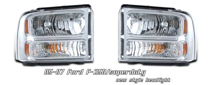 Ford F250 Option Racing Headlight - 10-18174