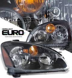 Nissan Altima Option Racing Headlights - Black - 10-36280