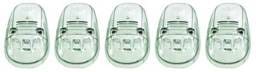Dodge Ram IPCW LED Cab Roof Lights with Chrome Base - 5PC - LEDR-402