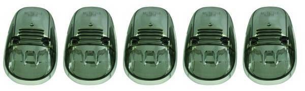 Dodge Ram IPCW LED Cab Roof Lights with Chrome Base - 5PC - LEDR-402S